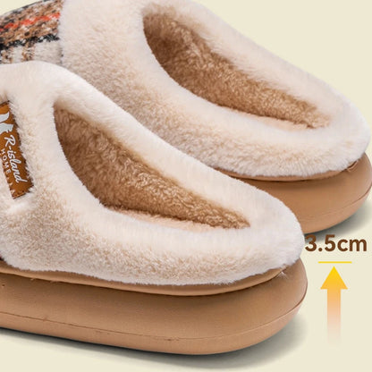 Women Fur Winter Slippers ❄️🥿 | Plush Warm EVA Sole