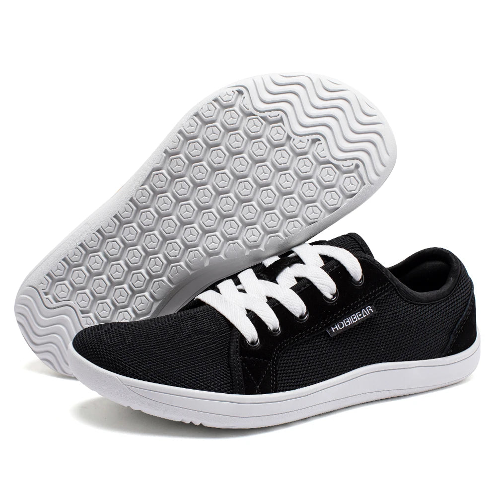 Men Barefoot Walking Shoes 👟 | Wide Toe Breathable Sneakers