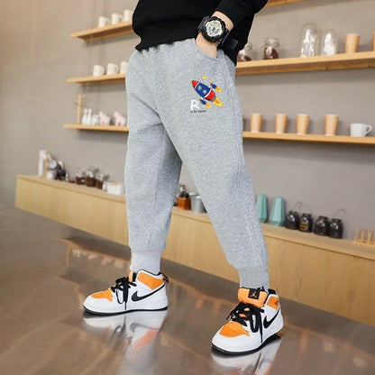 Premium Cartoon Car Cotton Sweatpants for Kids