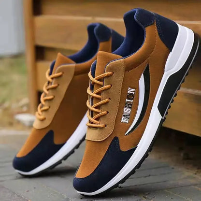 Men’s Tennis Shoes for Hard Court | Breathable Canvas Sports Sneakers | Durable Rubber Sole Athletic Shoes