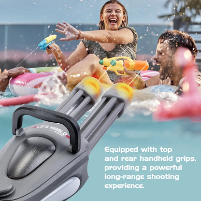 Double Barrel Electric Water Gun with Backpack