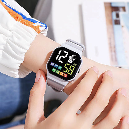 ⌚ Kids LED Smart Digital Watch – Waterproof Sports Style 💧✨