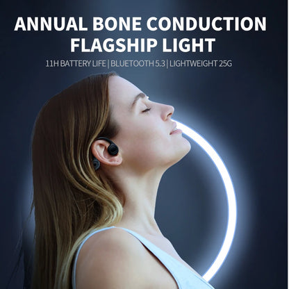 Premium Wireless Bone Conduction Earbuds – Bluetooth 5.0 Waterproof