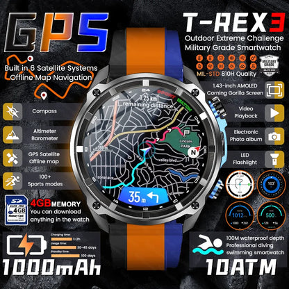 ⌚ TANK DTG1 GPS Smart Watch 🛰️
