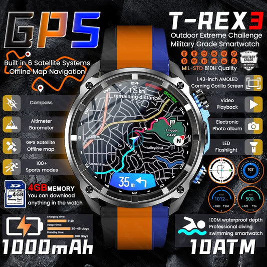 ⌚ TANK DTG1 GPS Smart Watch 🛰️