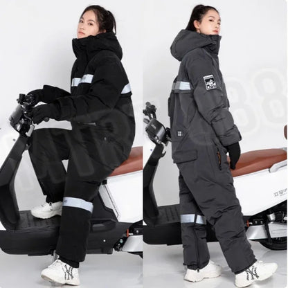 Winter Waterproof One-Piece Ski Suit ❄️ Windproof Warm Gear