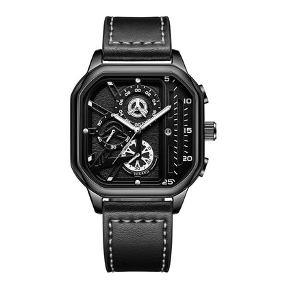 ⌚ Men’s Minimalist Quartz Leather Watch ✨
🕰️ Product Description