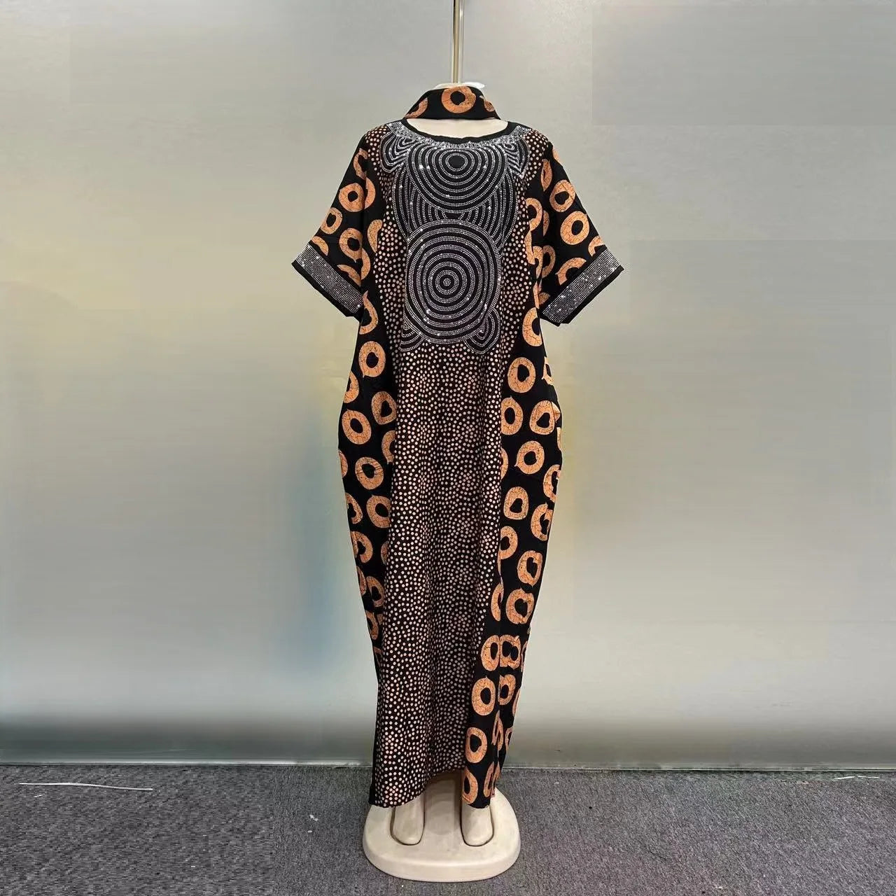 👗 Women’s African Style Floor-Length Maxi Dress 💎