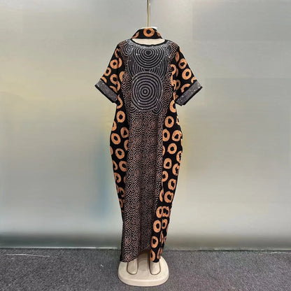 👗 Women’s African Style Floor-Length Maxi Dress 💎