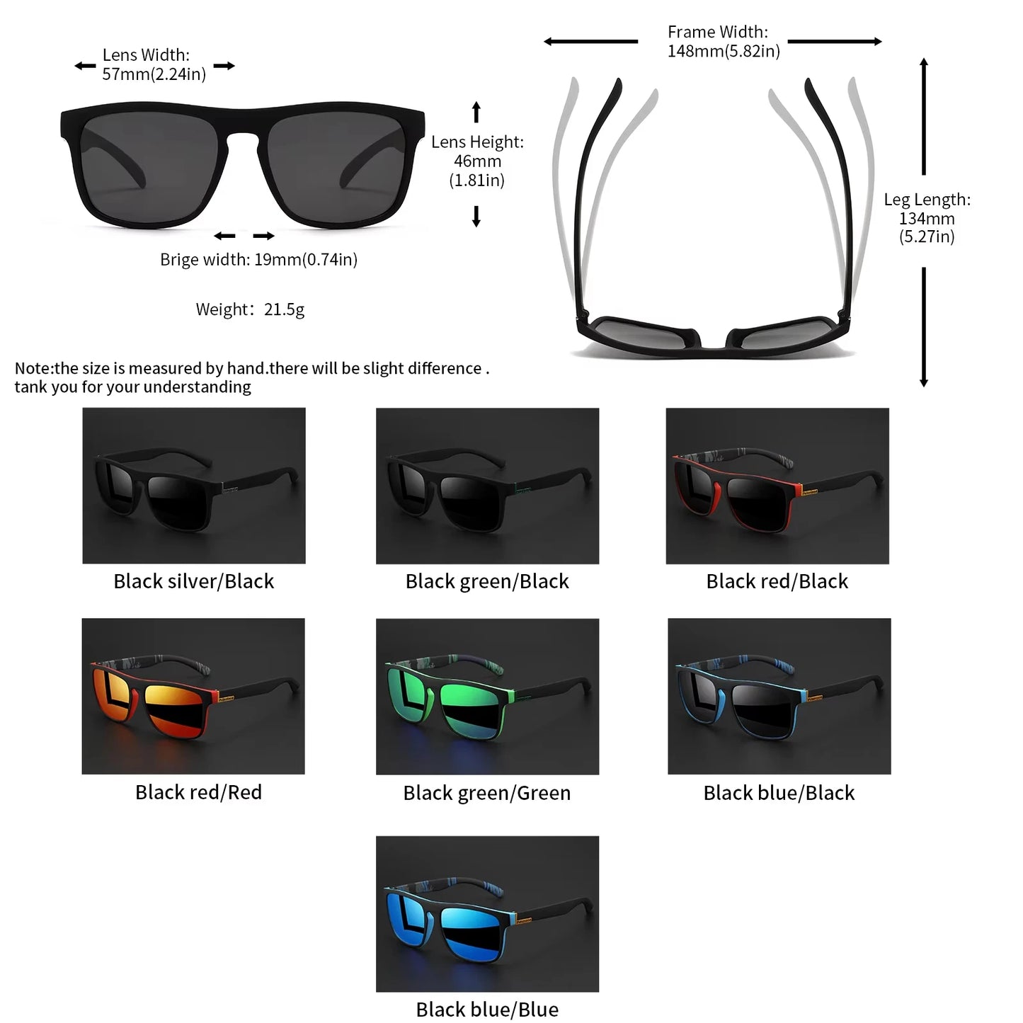 😎🕶️ Polarized Sport Sunglasses UV400