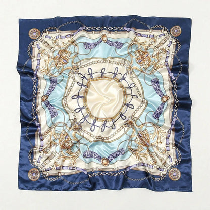 Premium 90x90 Paisley Fashion Scarf | Women Headband | GLOMEXIA