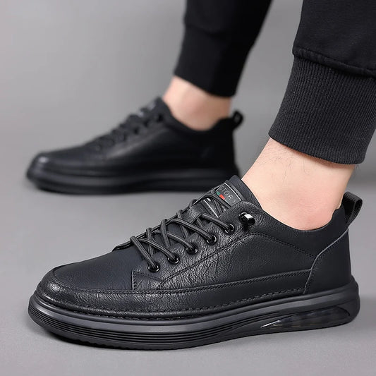 Luxury Men’s Leather Lace-Up Shoes