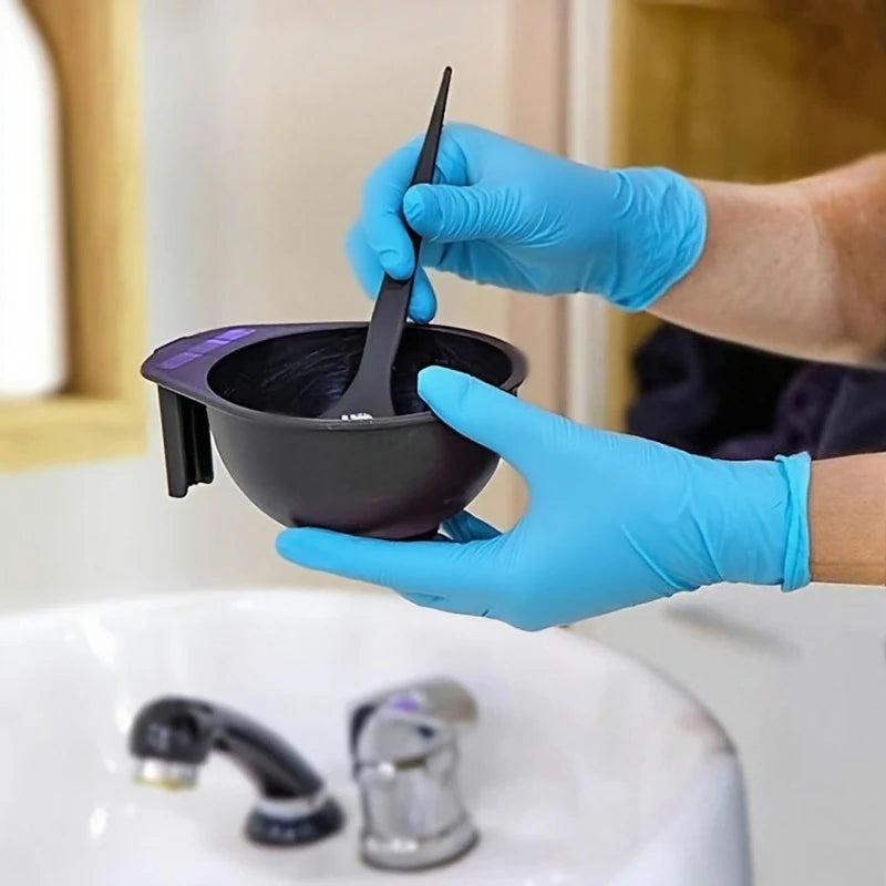 Disposable Blue Nitrile Gloves (50/100 PCS) – Multipurpose Cleaning & Safety 🧤
