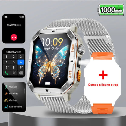 ⌚ 2.01” AMOLED GPS Smart Watch with Bluetooth Calling 🚀
