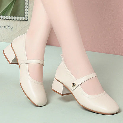 Glomexia Comfort Leather Shoes 👠