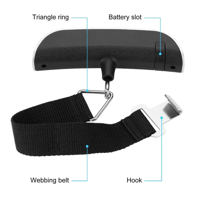 Portable Digital Luggage Scale (50kg)