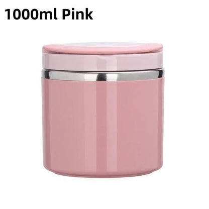 Insulated Food Bowl 🍲 | Stainless Steel Lunch Jar – Glomexia
