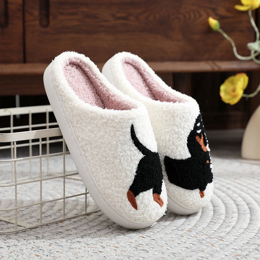 Plush Dachshund Slippers 🐾❄️