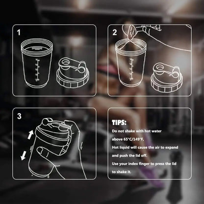 🥤 3 Layer Protein Shaker Bottle 💪🔥