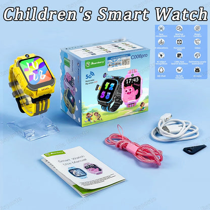 Kids 5G Smart Watch – SOS GPS Tracker with Camera & WiFi