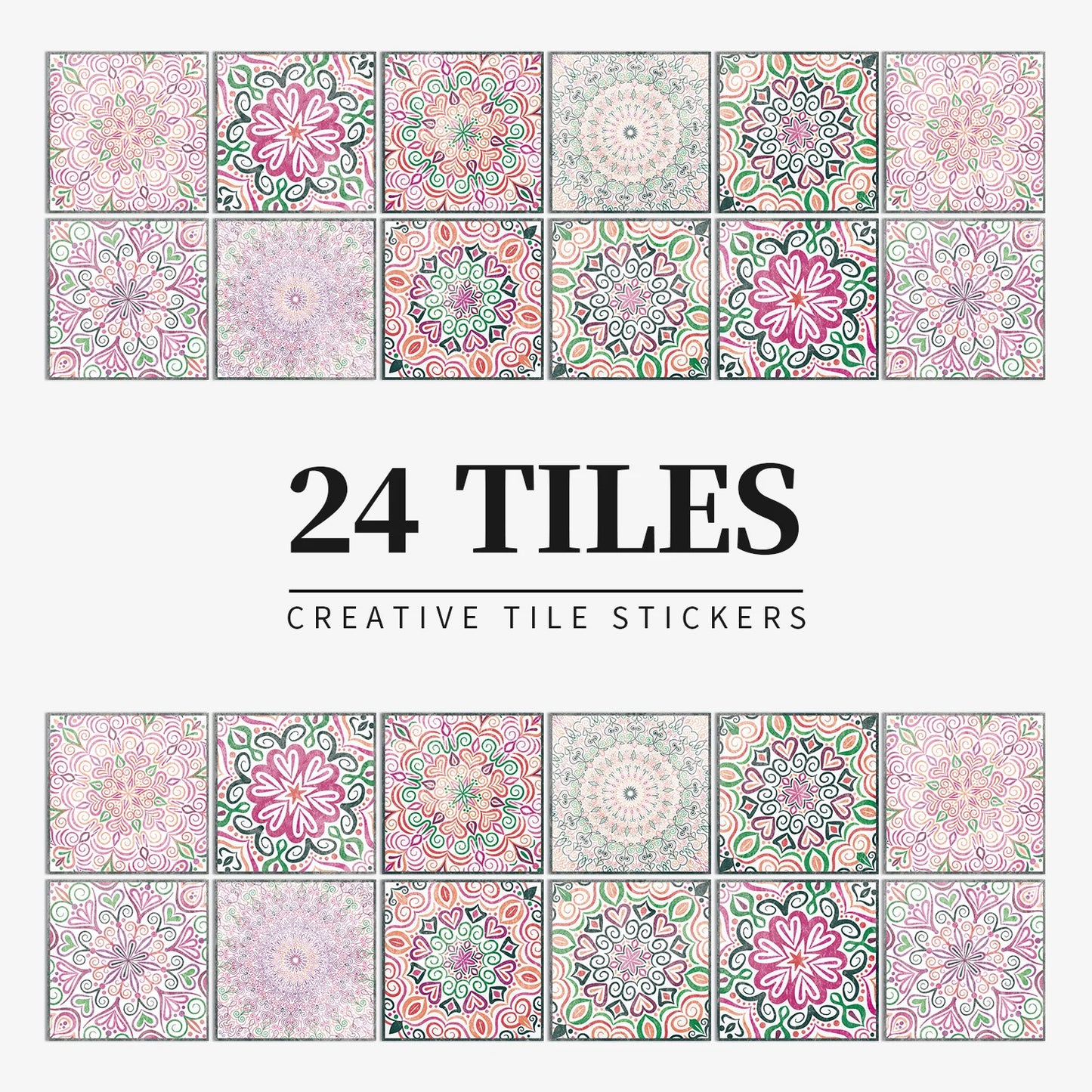 Self-Adhesive Tile Wall Stickers 🧱 | Waterproof Home Decor –