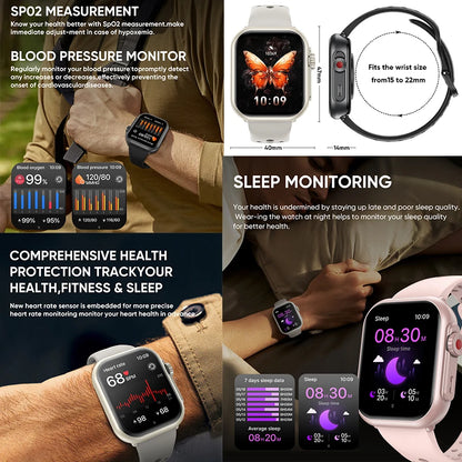 Glomexia AMOLED Smart Watch 1.85″ 📱