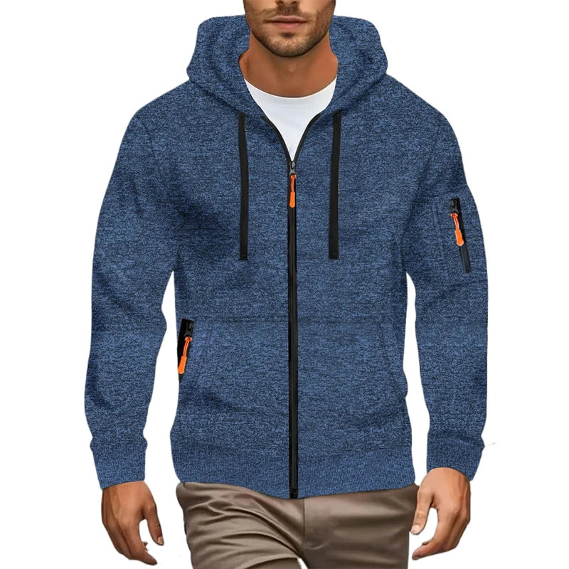 🧥 Zip-Up Casual Hoodie