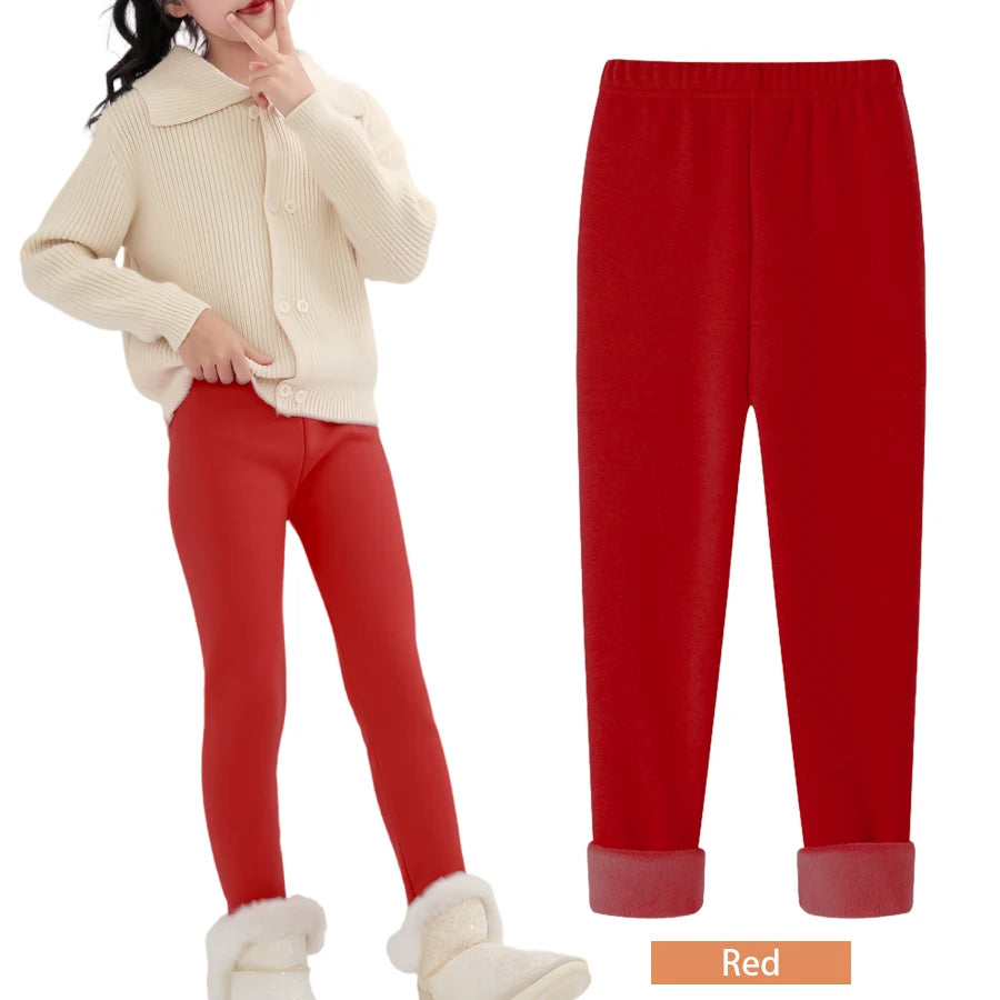 ❄️ CozyFlex Girls Thermal Leggings 🧦