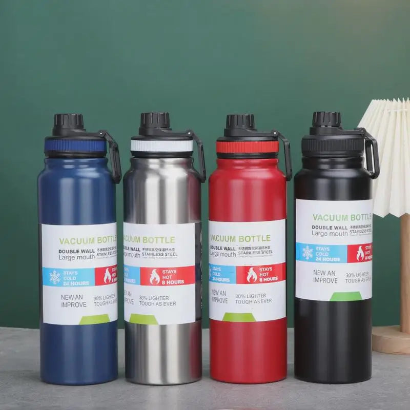 Glomexia Insulated Stainless Steel Water Bottle – 600ml to 1000ml