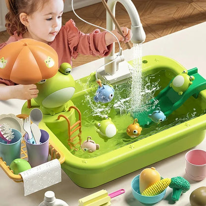 Glomexia Kids Water Sink Kitchen Set