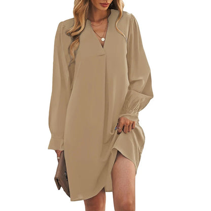 💃 Elegant V-Neck Mini Dress for Women