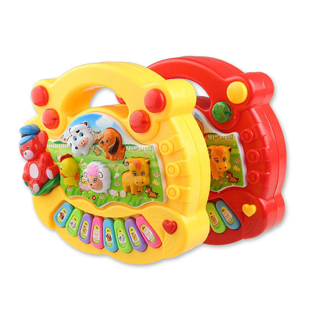 Baby Musical Animal Sound Piano – Flashing Learning Toy