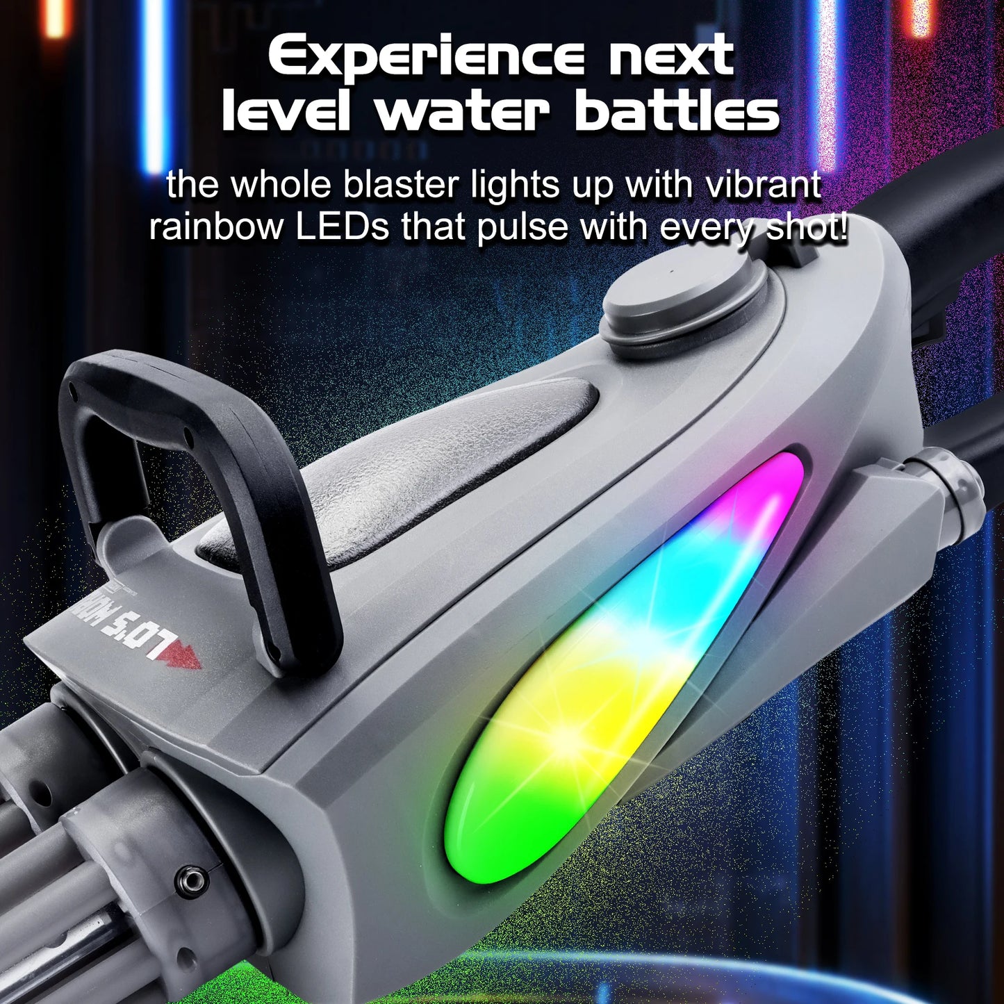 Double Barrel Electric Water Gun with Backpack