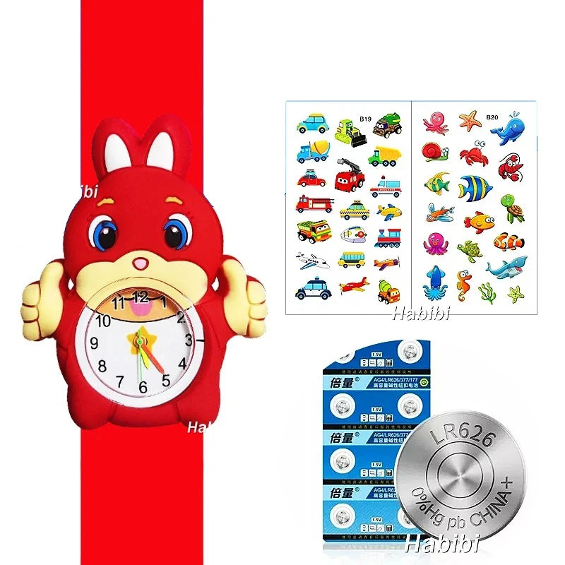 🌍 Glomexia – Kids Silicone Quartz Watch ⌚🧒