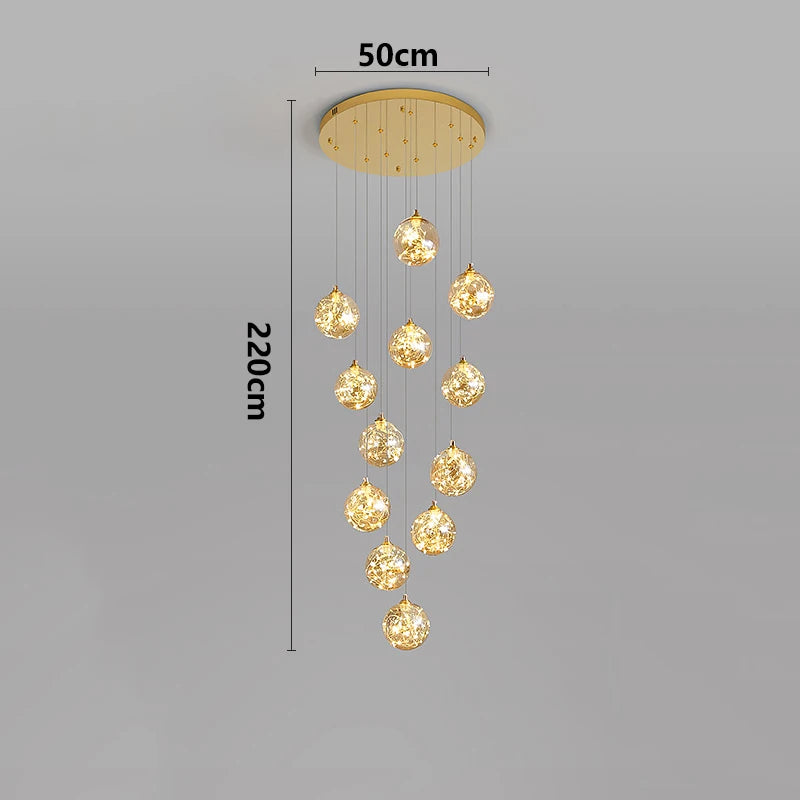 Nordic Pendant Hanging Chandelier Lamp