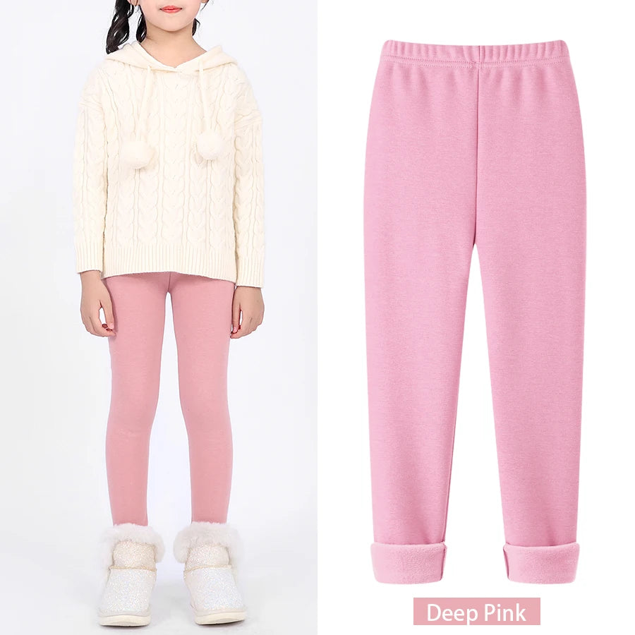 ❄️ CozyFlex Girls Thermal Leggings 🧦