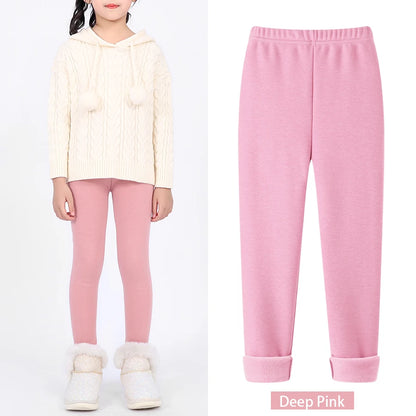 ❄️ CozyFlex Girls Thermal Leggings 🧦