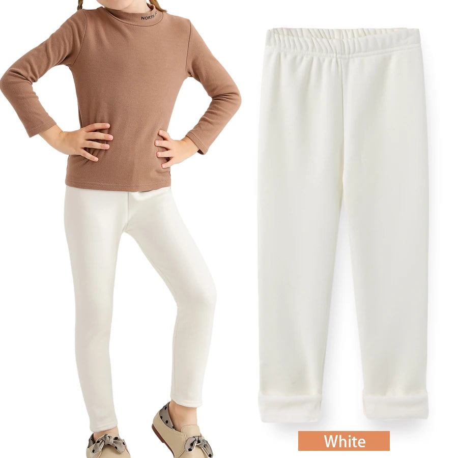 ❄️ CozyFlex Girls Thermal Leggings 🧦