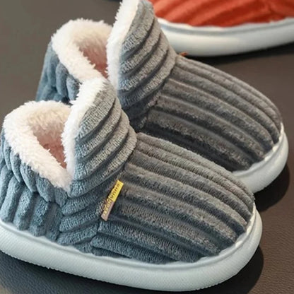 Kids Winter Plush Slippers ❄️🥿 | Anti-Slip Unisex Indoor