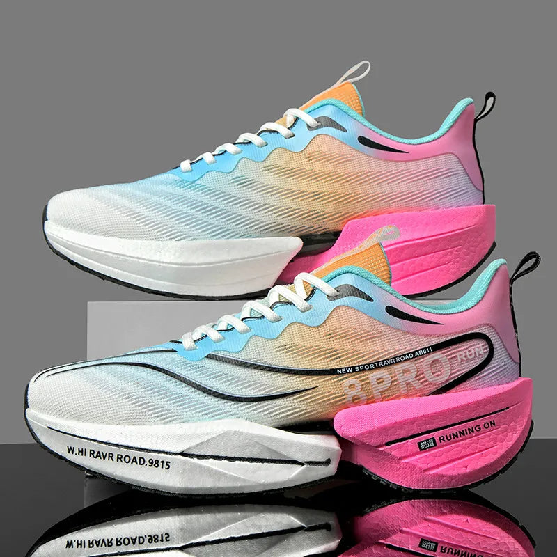 Men’s Carbon Plate Mesh Running Sneakers