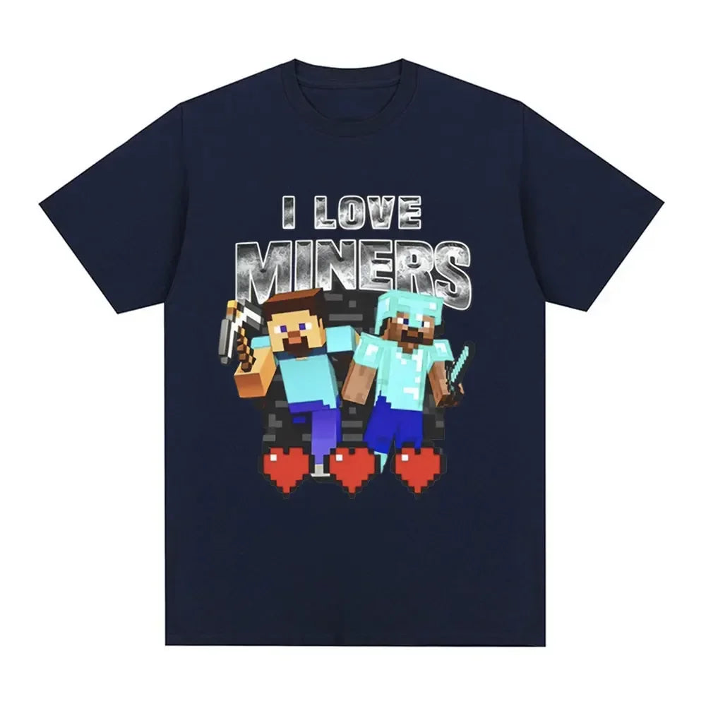 🖤 Glomexia Love Miners Meme T-Shirt 🎮