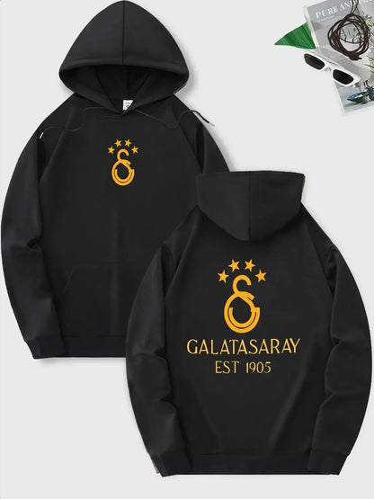 🌍 Glomexia – Men's Casual Printed Hoodie | Cotton Blend Pullover Sweatshirt 🧥🔥