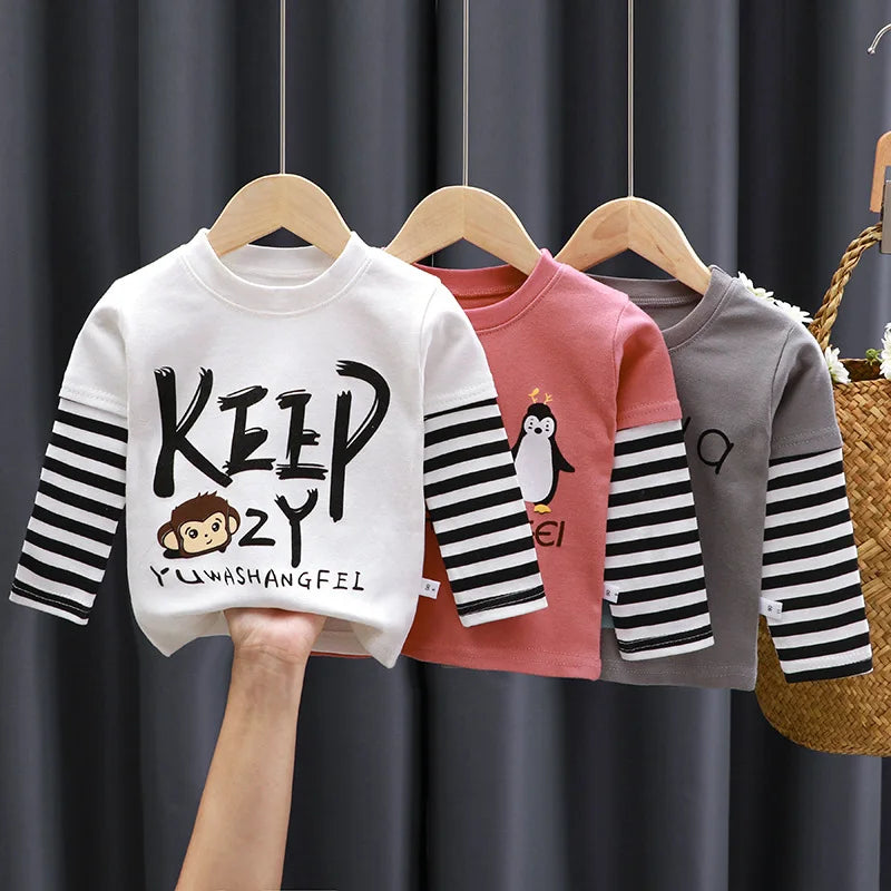 🐻👶 Toddler Animal Full Sleeve Tee 🧸✨