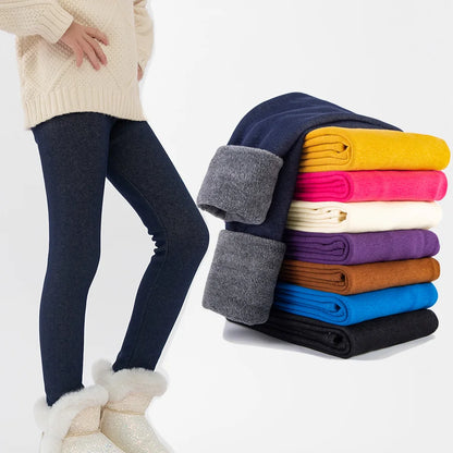 ❄️ CozyFlex Girls Thermal Leggings 🧦