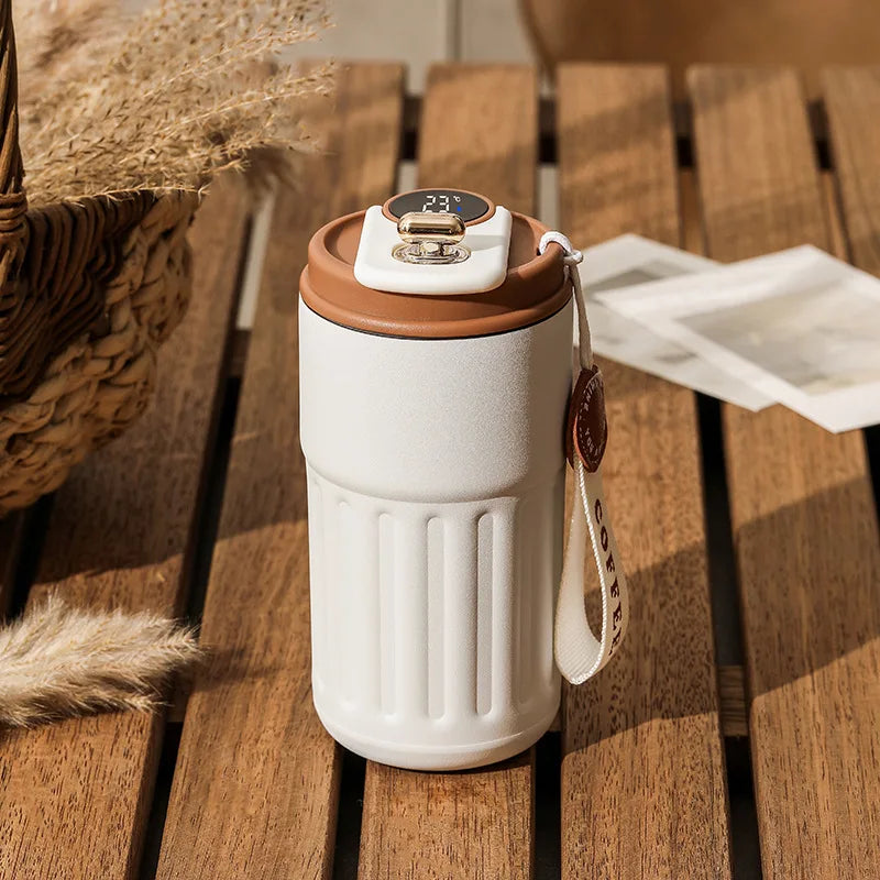 ☕ Smart Temperature Display Thermos Cup – 316 Stainless Steel