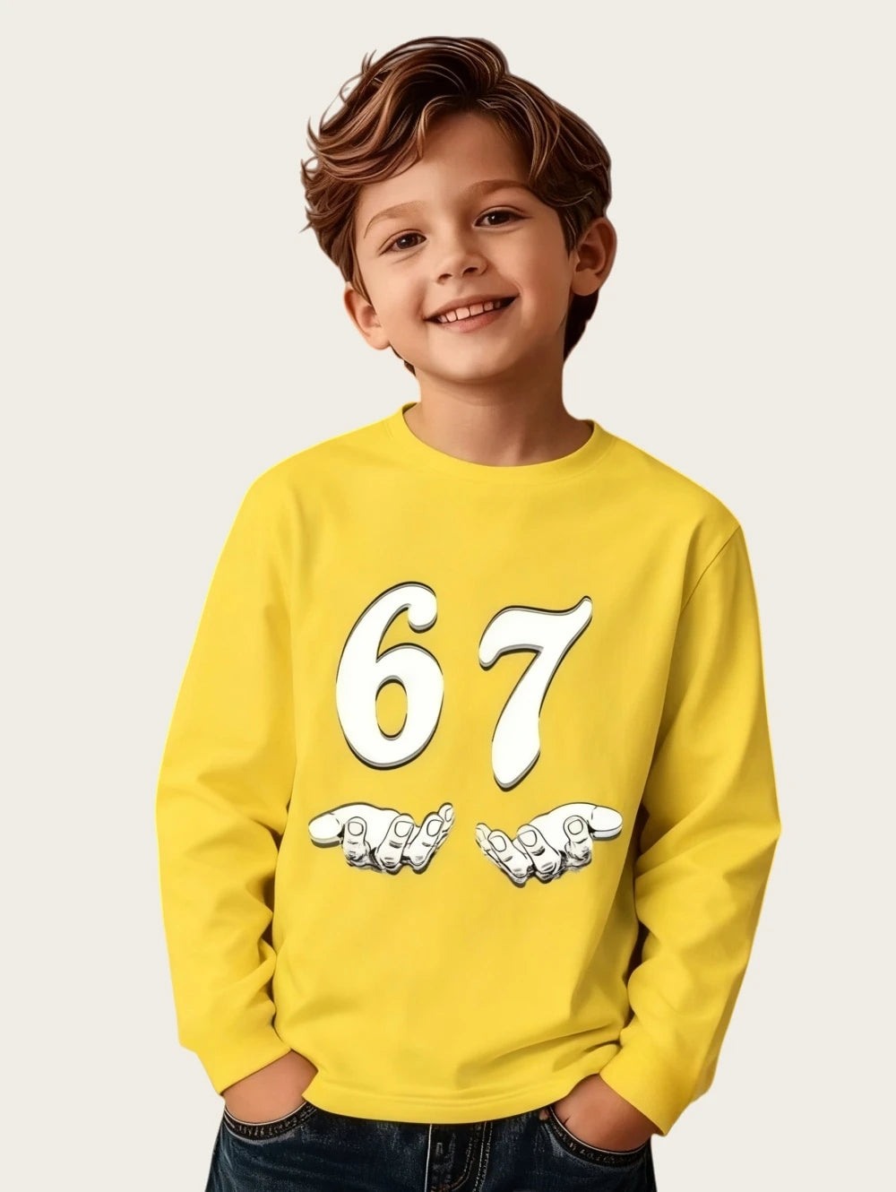 🧒👕 Kids Cartoon Full Sleeve T-Shirt | Soft & Comfy Boys Top 🌍