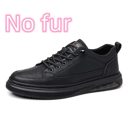 Luxury Men’s Leather Lace-Up Shoes
