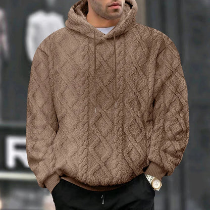 🧶 Jacquard Pullover Hoodie