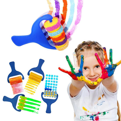 Kids EVA Painting Sponge Brush & Stamp Set