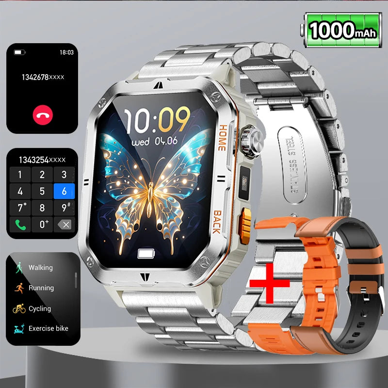 ⌚ 2.01” AMOLED GPS Smart Watch with Bluetooth Calling 🚀